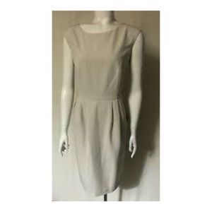 Calvin Klein Beige Midi Sleeveless Dress